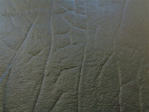 LEATHER HIDE BLACK TEXTURED 56" X 50"