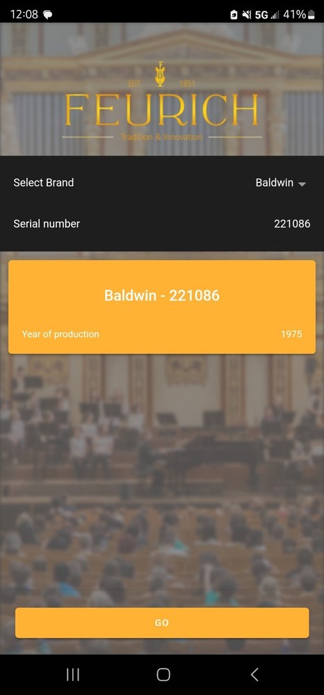 PRODUCT OR BALDWIN- PIANO