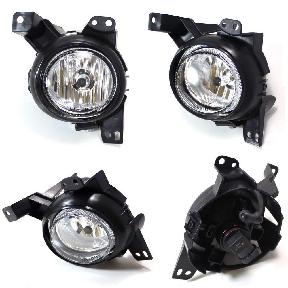iJDMTOY Complete Set Fog Lights Foglamp Kit with Halogen Bulbs, Wiring On/Off...