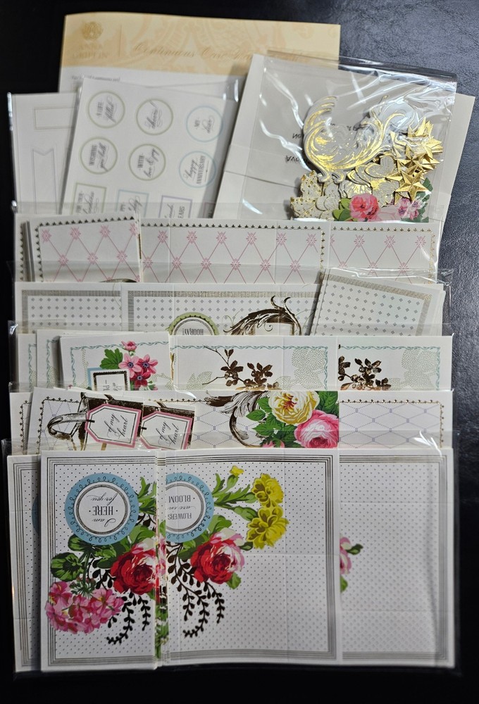 Anna Griffin Continuous Cards Card Making Kit makes 20 Cards *NEW*