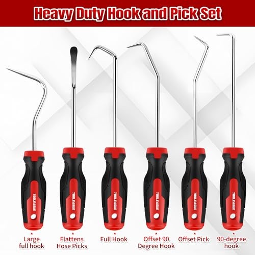 12PCS Pick and Hook Set with Scraper and Magnetic Telescoping Tool Kit 12pcs