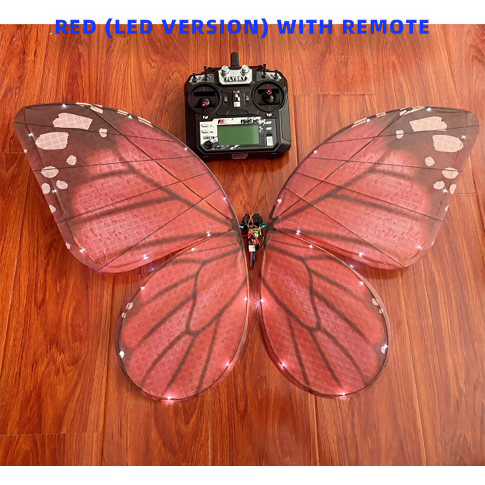 Bionic Flapping Wing RC Flying Butterfly DroneLED Opening Performance Stage Prop