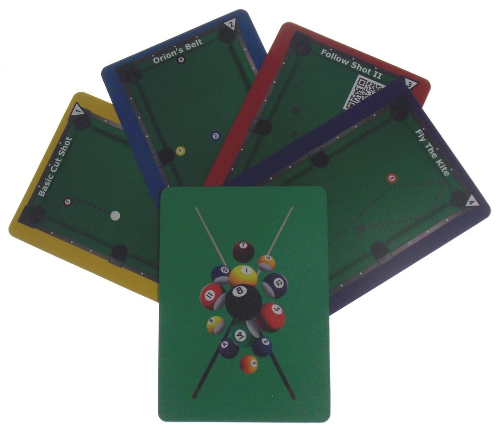 Skilliards Billiards Training Card System - Professional Pool Practice Drills...