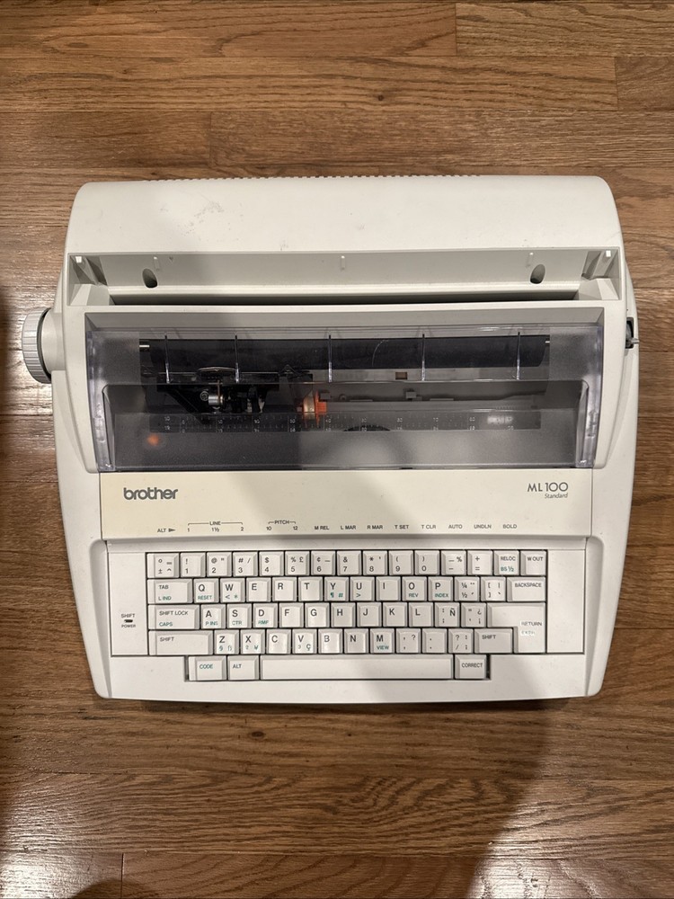 Brother ML-300 Electronic Dictionary Typewriter - White
