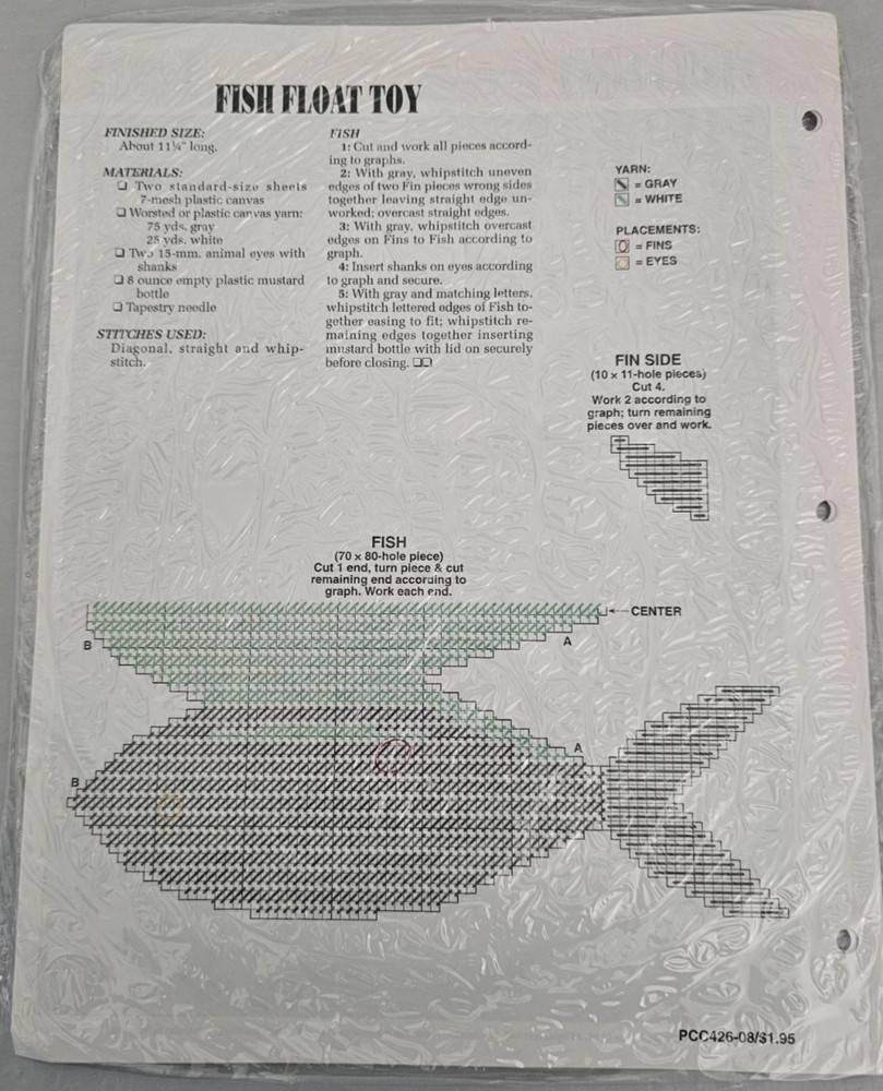 NEW RUTH 1:16 SAMPLER ANNIE'S PLASTIC CANVAS PATTERN INSTRUCTIONS