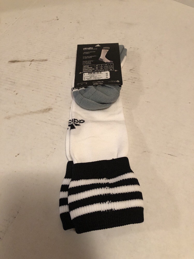 Adidas Copa Zone Cushion Soccer Sock Size Small White/Black