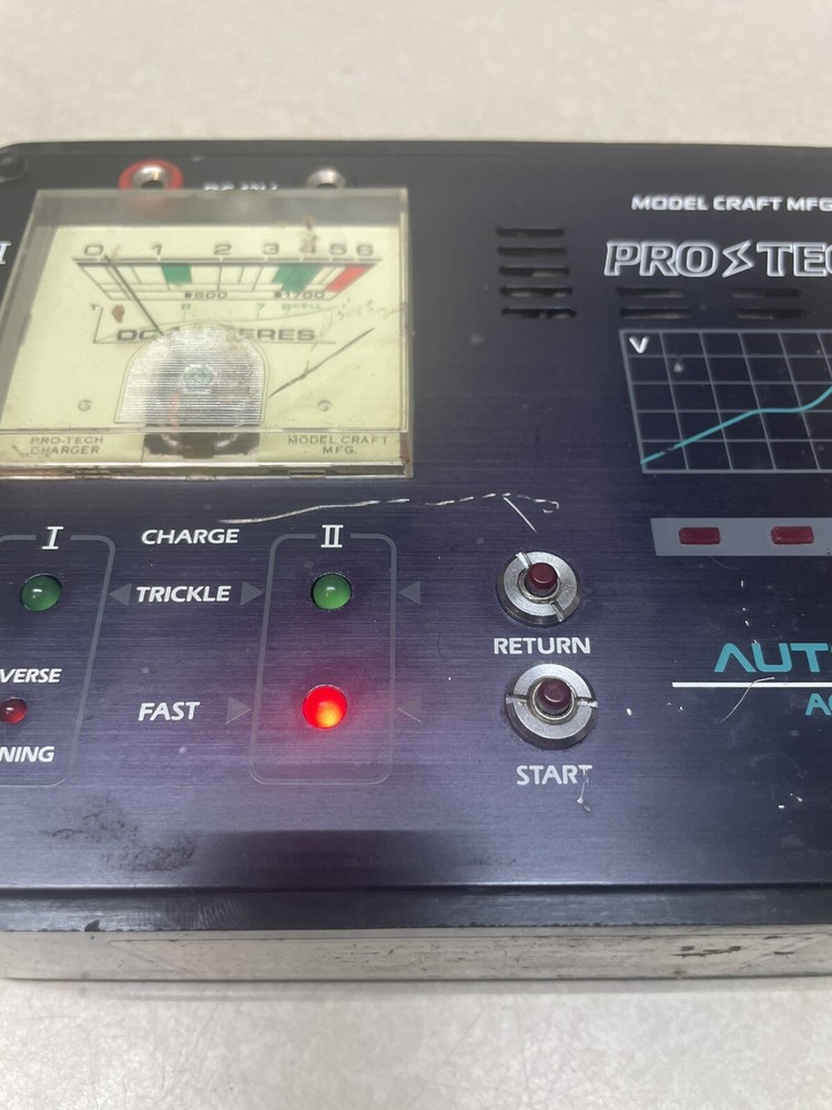Pro Tech Model Craft MFG Autopeak AC/DC 707 Charger - Working