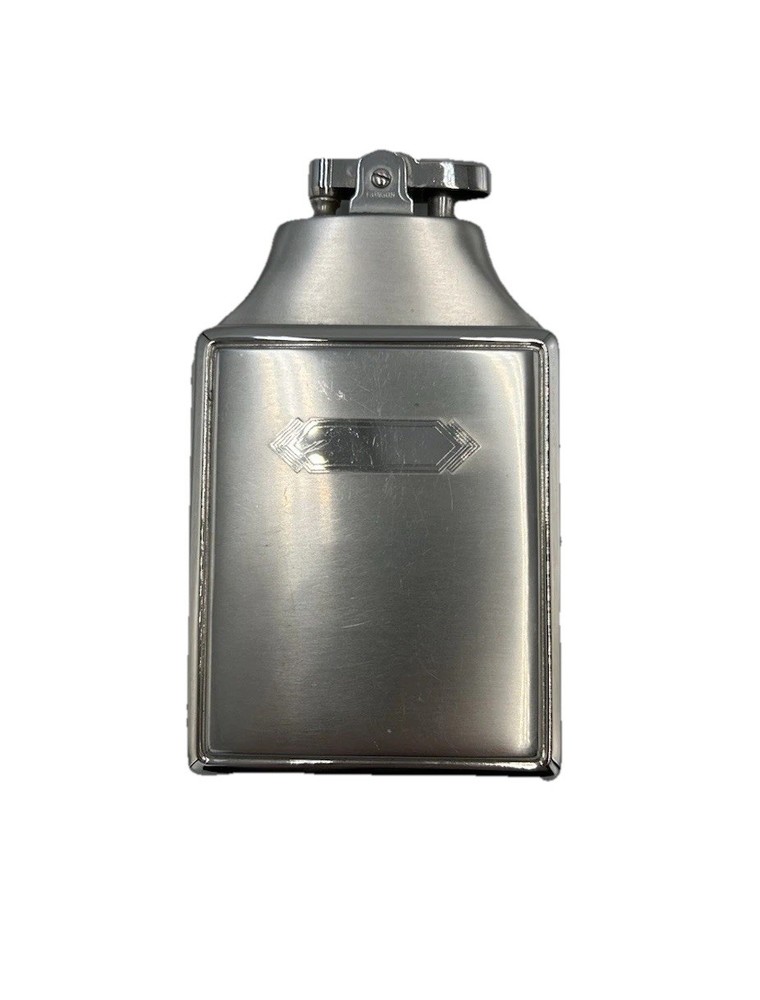 Vintage Ronson Mastercase Metal Silver Tone Cigarette Case Lighter Untested