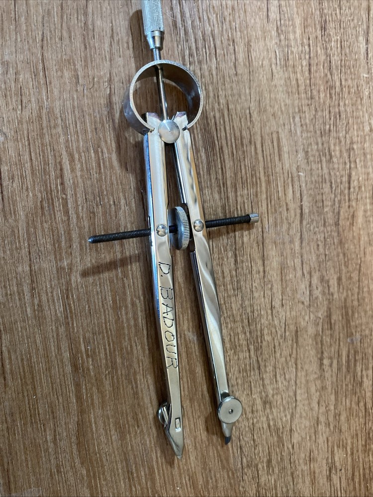 Vintage Drafting Tools - Templates, Compasses, Triangle Scale Ruler