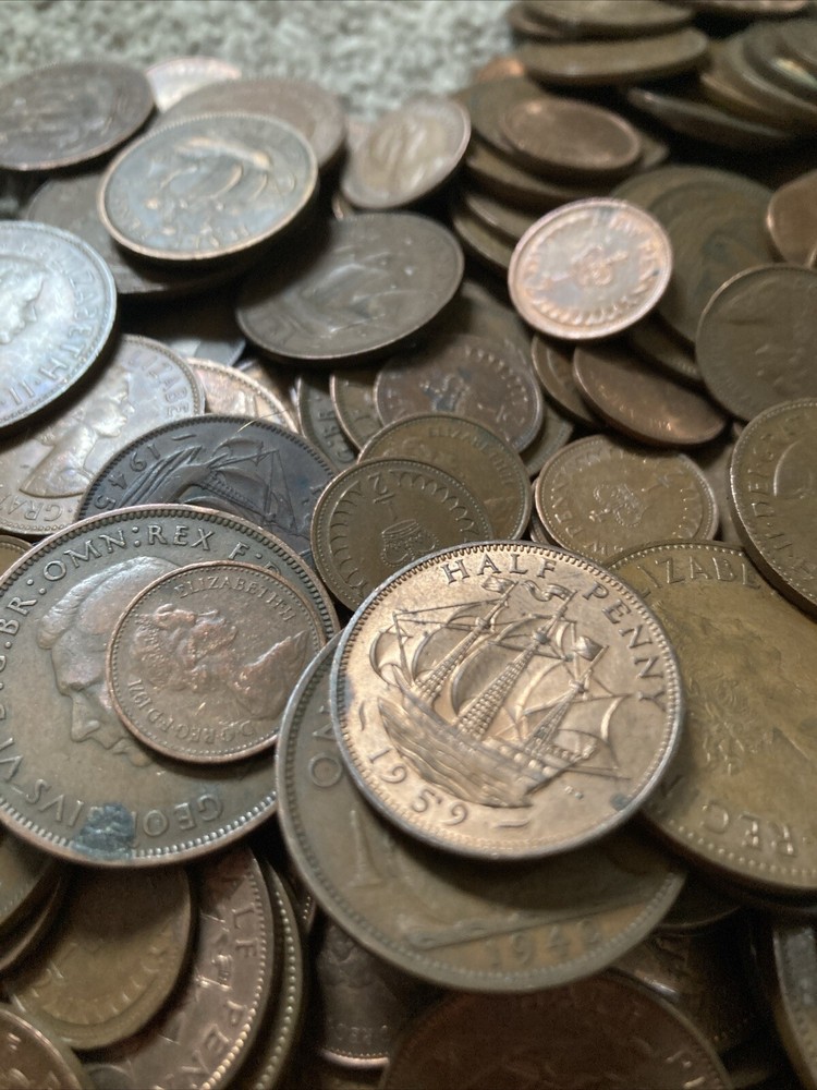 Random Old Coins Uk Cheap X10