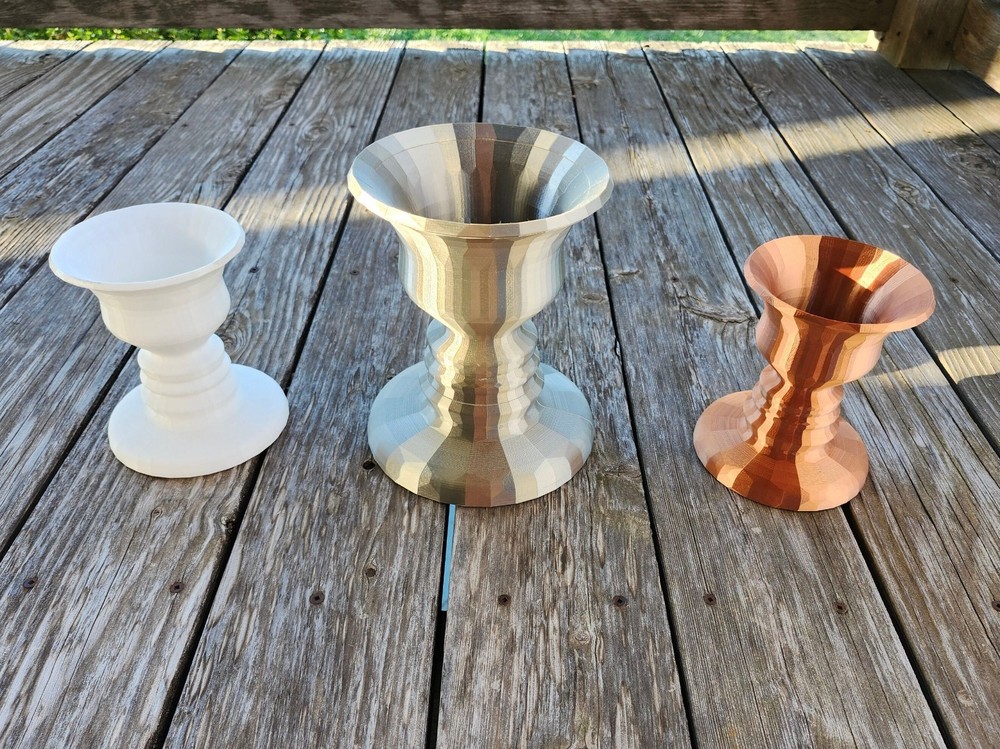 3D Victorian Face Vase - Medium