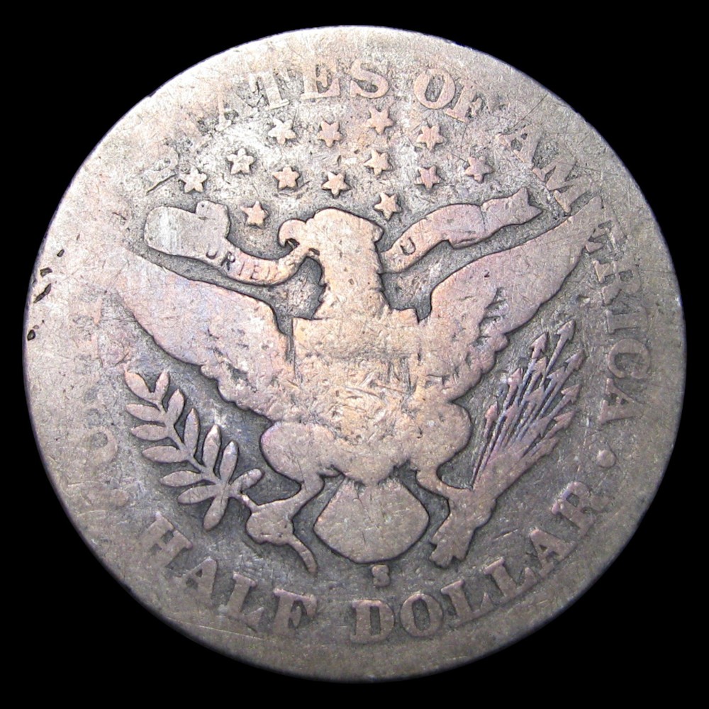 1901-S Barber Half Dollar Silver ---- Nice Coin ---- #PP432