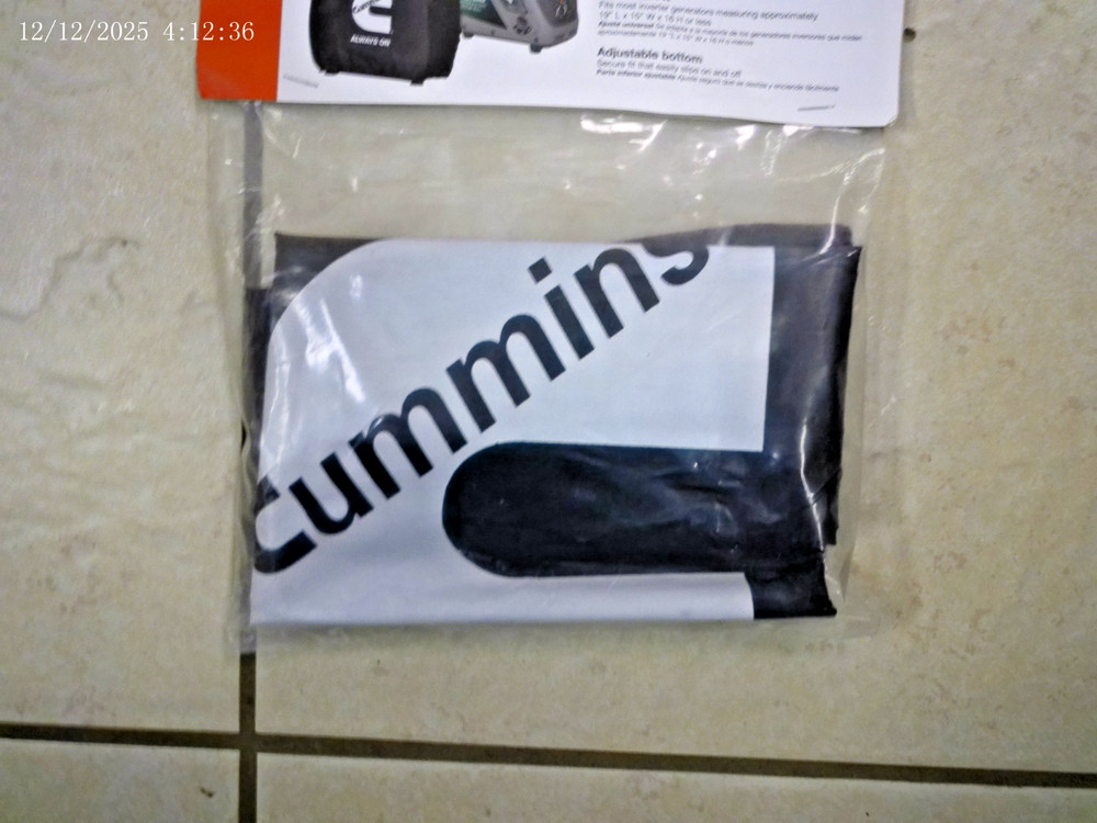 Cummins P2500i Generator Cover A058U947