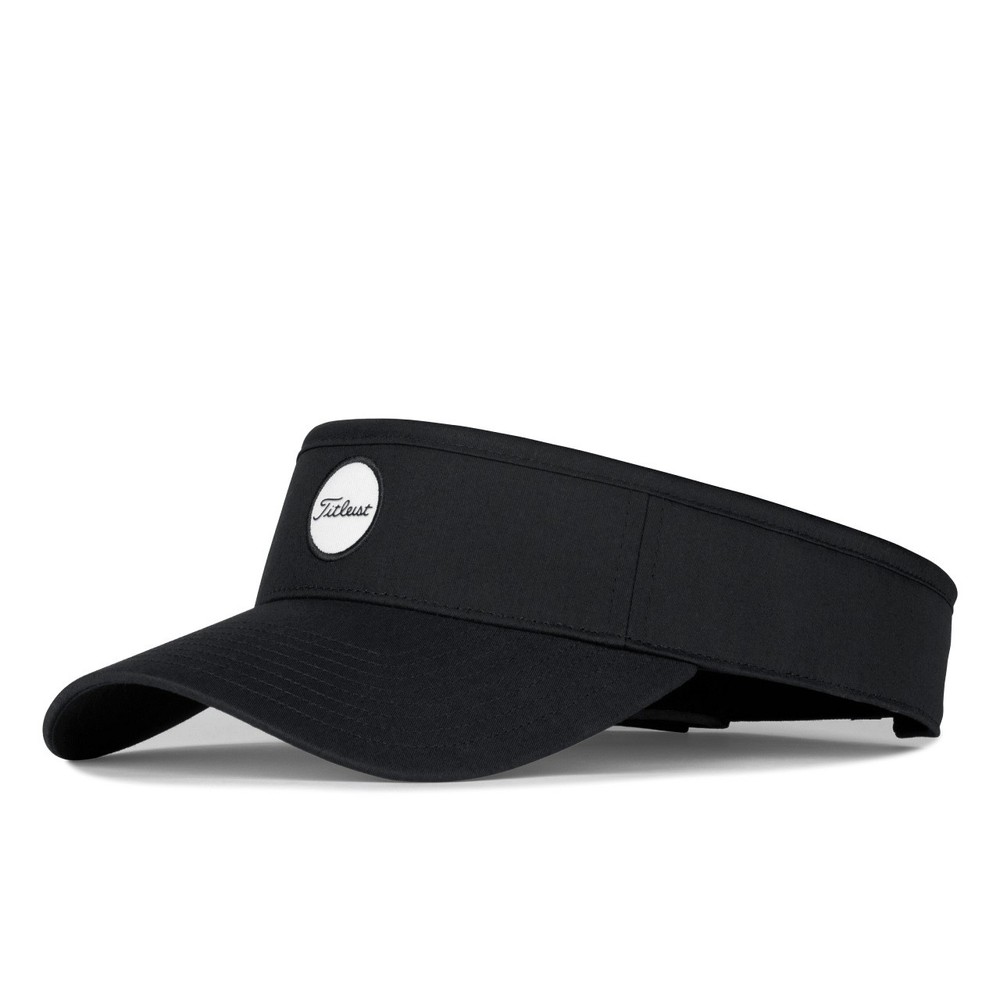 Titleist Montauk Golf Visor Hat Cap - Black/White