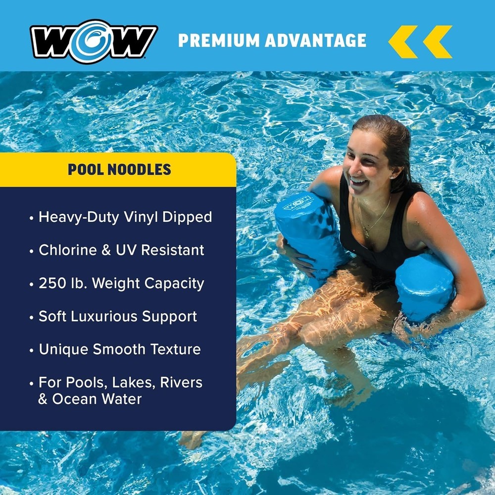 First Class Foam Pool Float - Extra Large, Lightweight, UV-Protected Noodle
