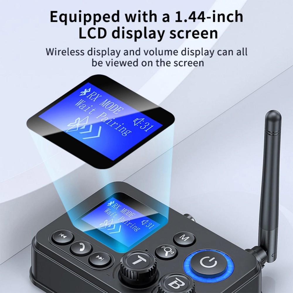For Bluetooth 5.4 Transmitter Receiver 3.5mm AUX RCA Stereo Adapter Good Quality
