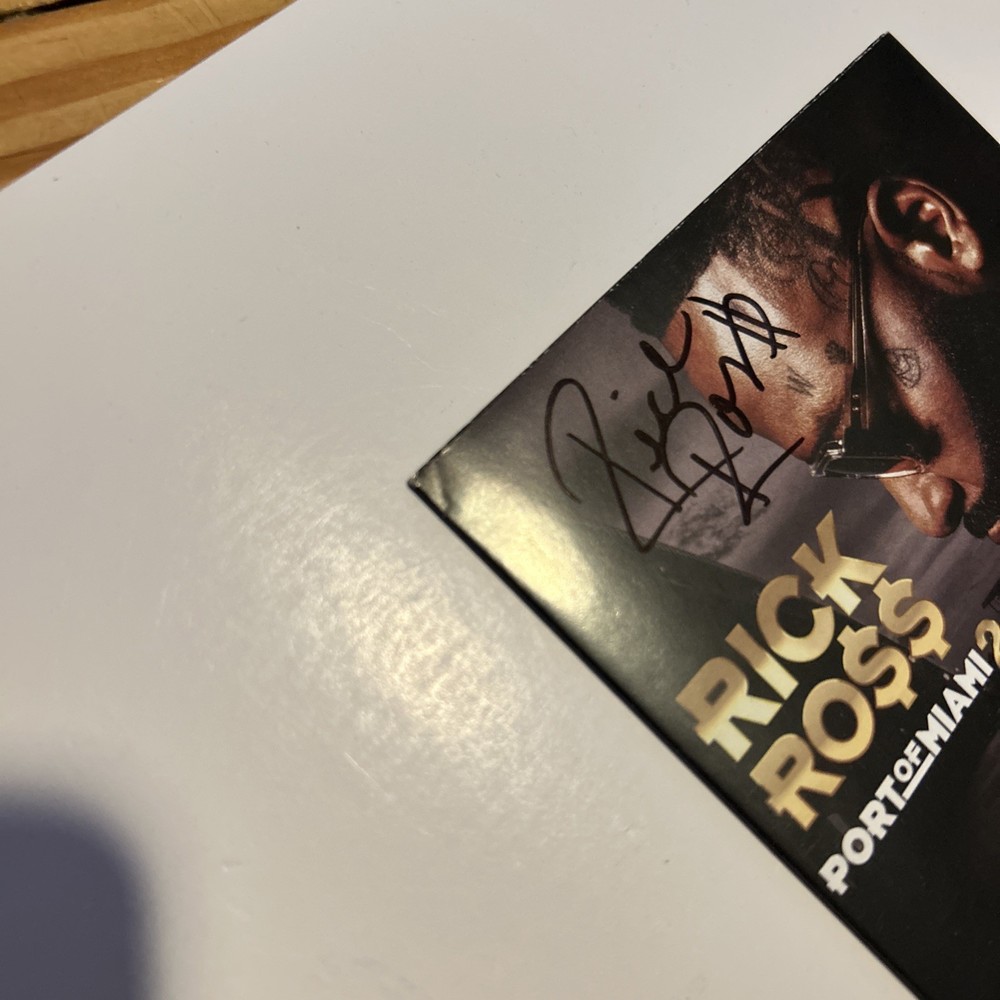 Rick Ross Signed CD Booklet with CD