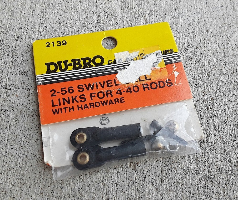 DuBro Swivel Ball Link Hardware,2-56 [DUB2139]