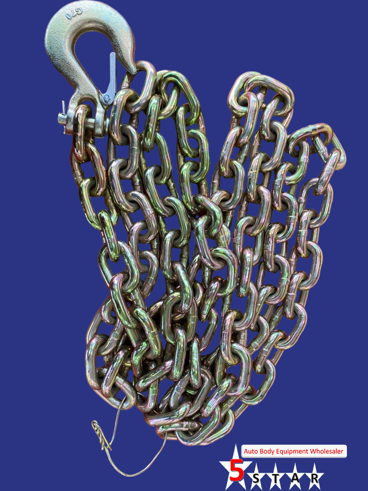 SET#31 AUTO BODY FRAME MACHINE PULLING CHAIN 11 FEET LONG HEAVY DUTY