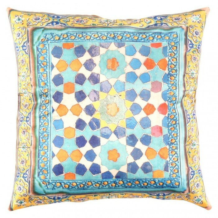 Tile Velvet Pillow 20'' x 20''