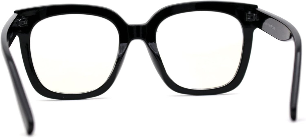 Thick Horned Boyfriend Frame Blue Light Blocking Computer Glasses