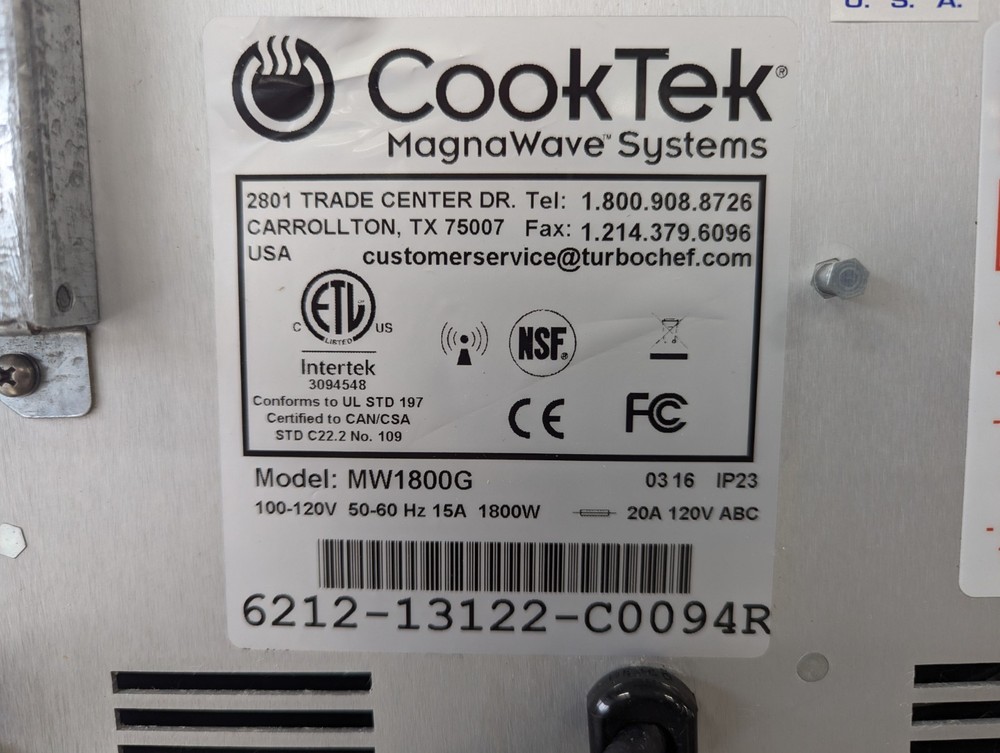 Cool Tek Countertop Induction Wok RANGE