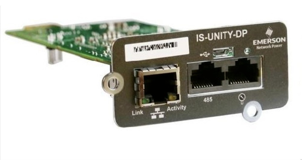 Vertiv Liebert Emerson IntelliSlot IS-UNITY-DP Network Communication Card
