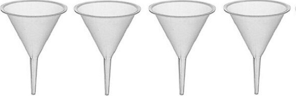 4 sturdy  2" dia. funnels  x 2 1/2" long