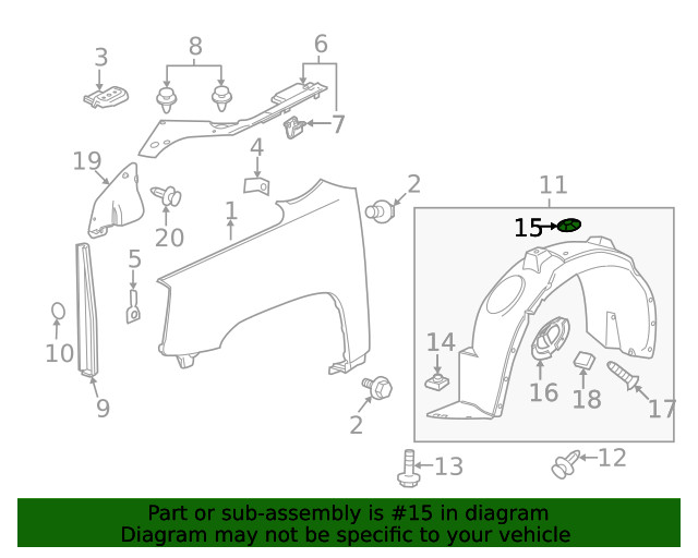Genuine GM Multi-Purpose Nut 11588441