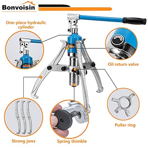 20T Hydraulic Gear Puller Set Wheel Bearing Puller Kit 2 or 3 Jaws Pulling