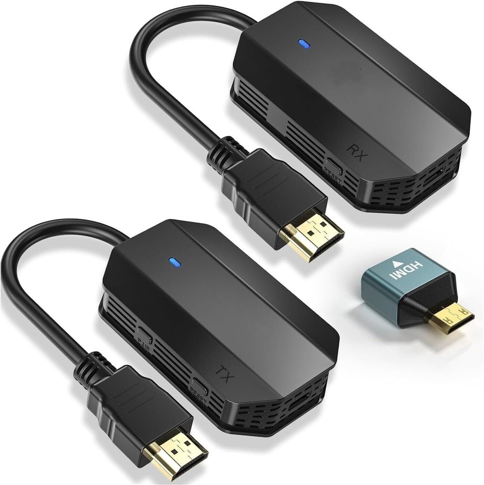 50M/30M HDMI Wireless Extender Video Transmitter & Receiver Kit TV Stick Share