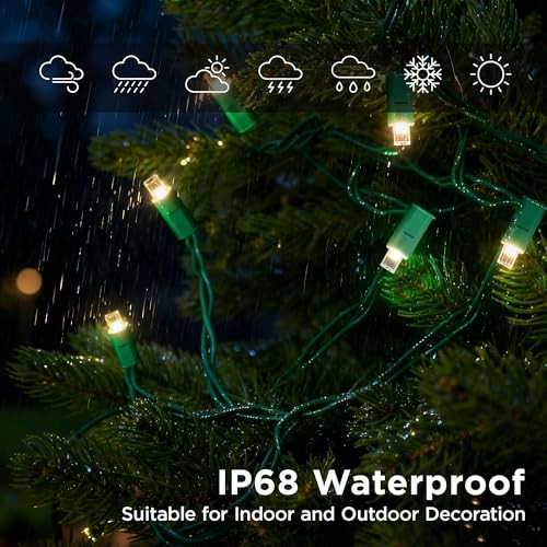 5MM Christmas String Lights (), Mini LED String 25FT Warm White - Steady