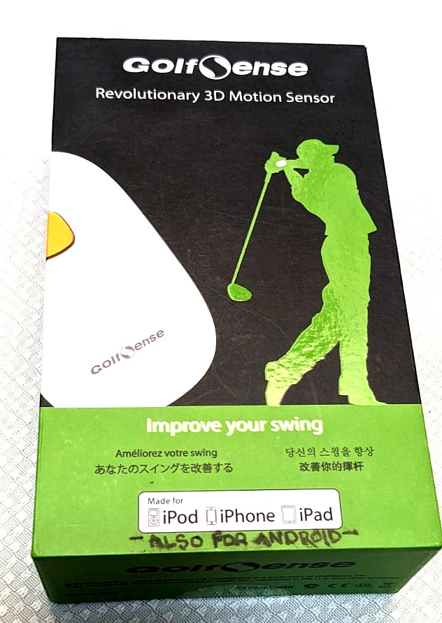 Golf Precise motion sensor correct your swing, analyzes records easy to use 3D