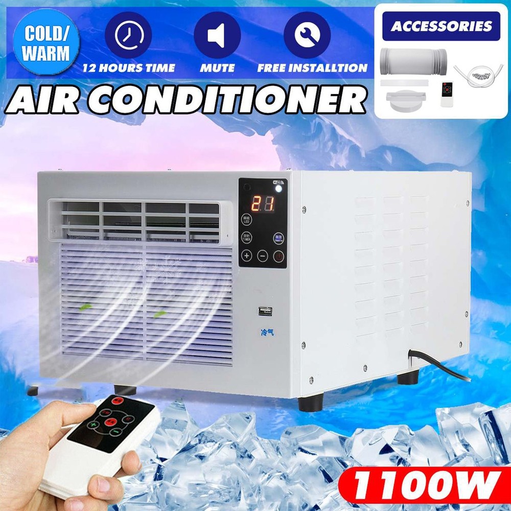 3754 BTU Portable Refrigerated Air Conditioner Cooling/Heating With Timer Remote