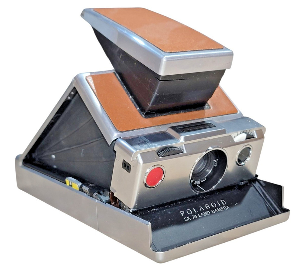 Vintage Polaroid SX-70 Land Camera Untested Fold Up