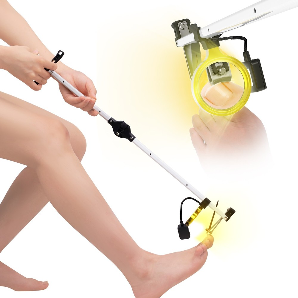 [Updated] 24" Foldable Long Handle Toenail Clippers for Seniors & Thick Nails