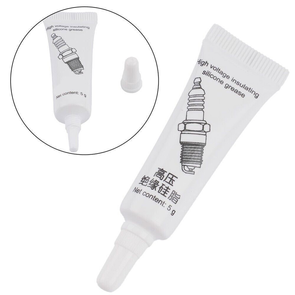 2Pcs Car Spark Plug Insulating Grease High Voltage Electrical Silicone Grease