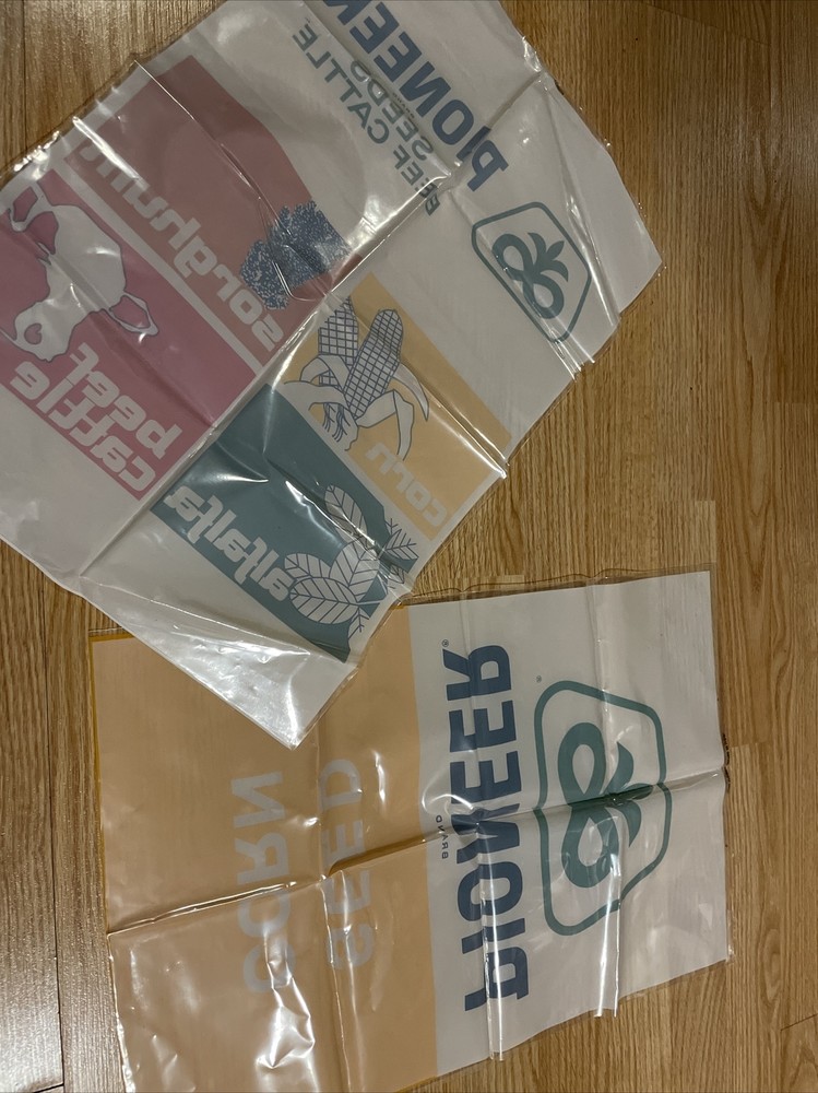 pioneer seed plastic tradeshow bags