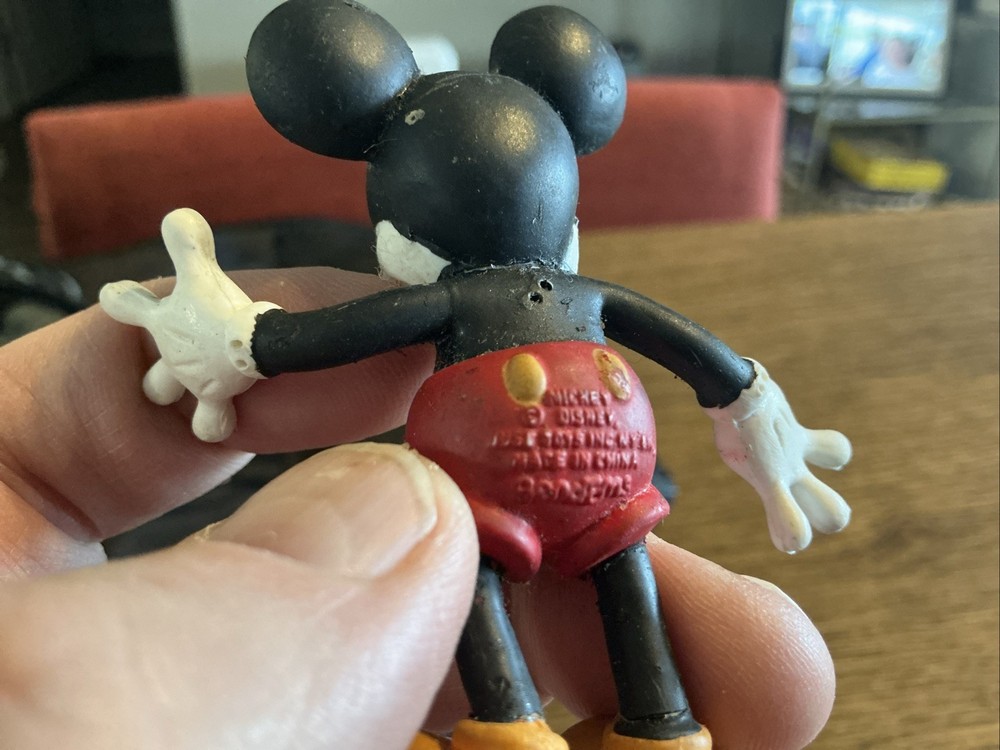 Vintage DisneyMickey Mouse Bendable 3” Bendems