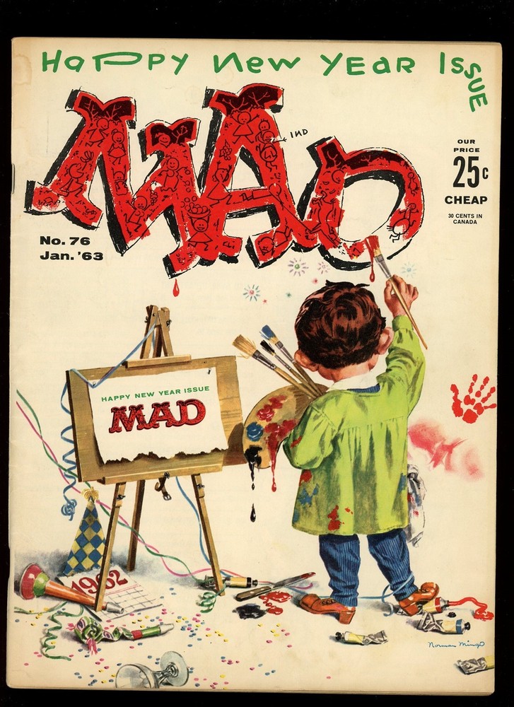 Mad #76 1963 VG+ 4.5 High Definition Scans**