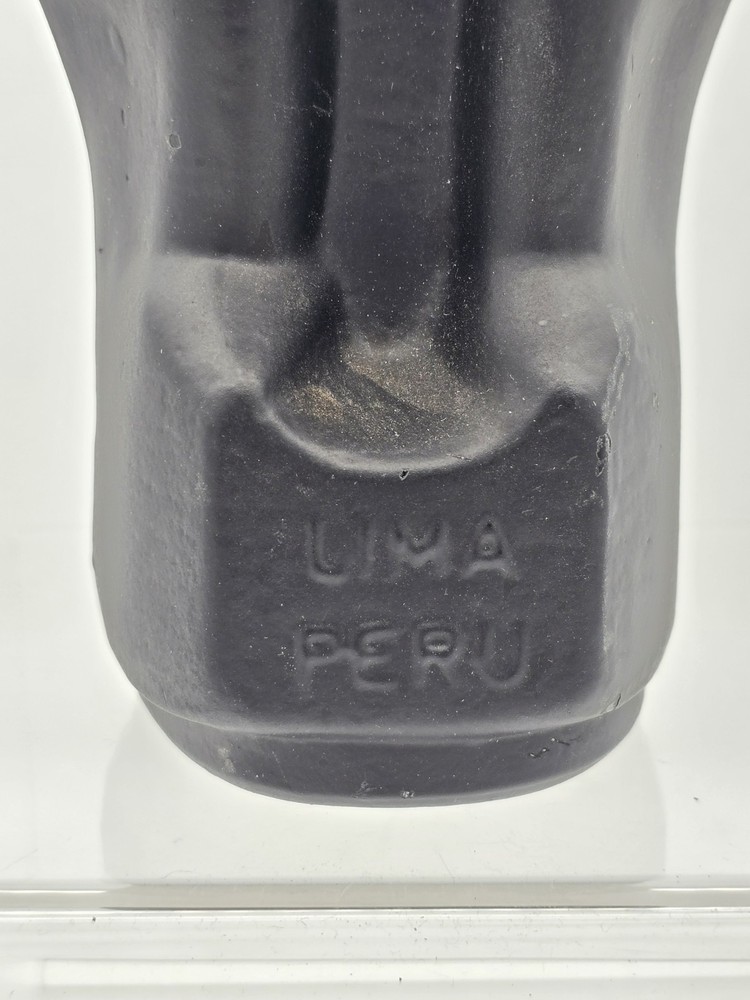 Vintage 1970s Ranuzzi Black Bottle - Lima Peru