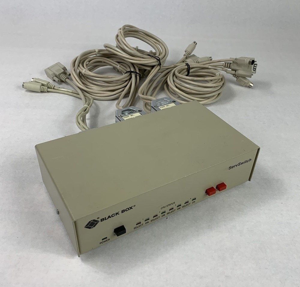Black Box ServSwitch SW722A-R2 w/ Cords