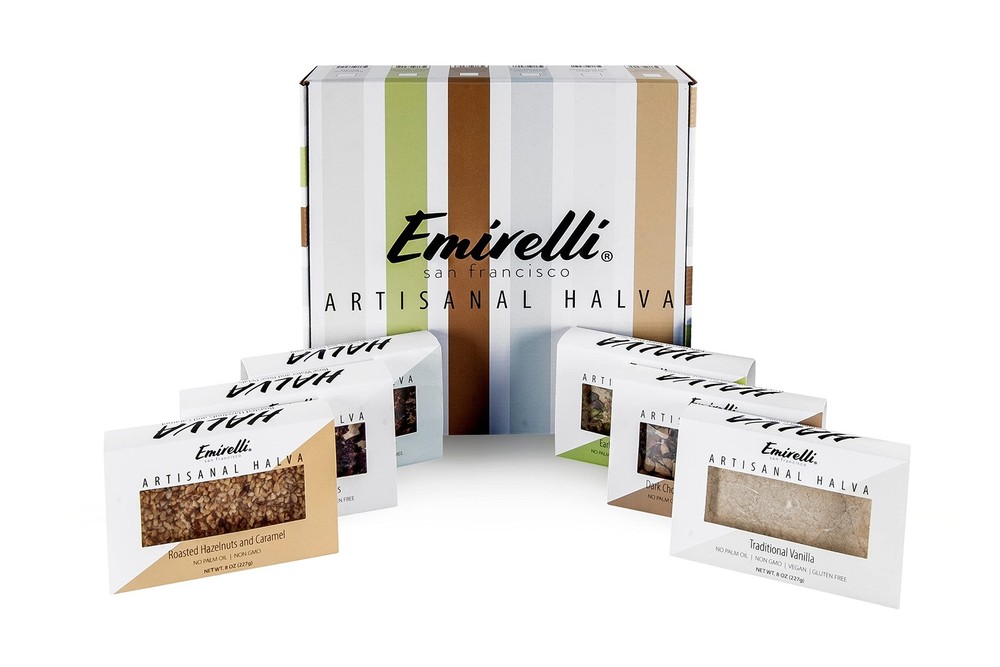 Emirelli Artisanal Halva Dessert – Authentic Middle Eastern Candy Turkish Swe...