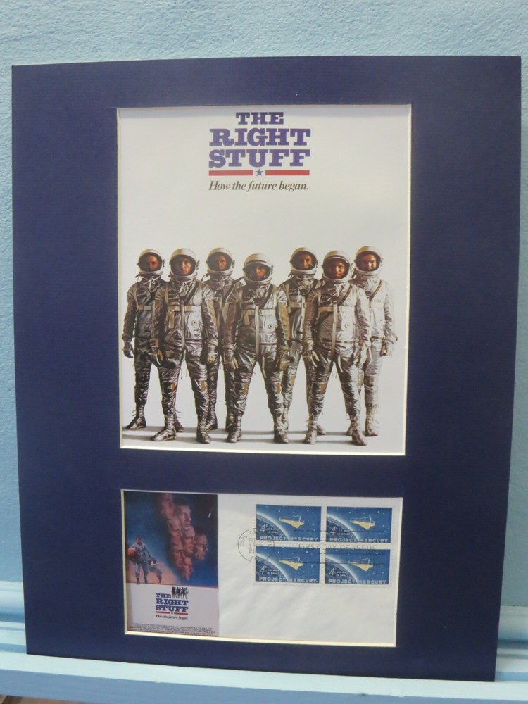 The Right Stuff - Project Mercury & John Glenn's Flight into Space & Cover