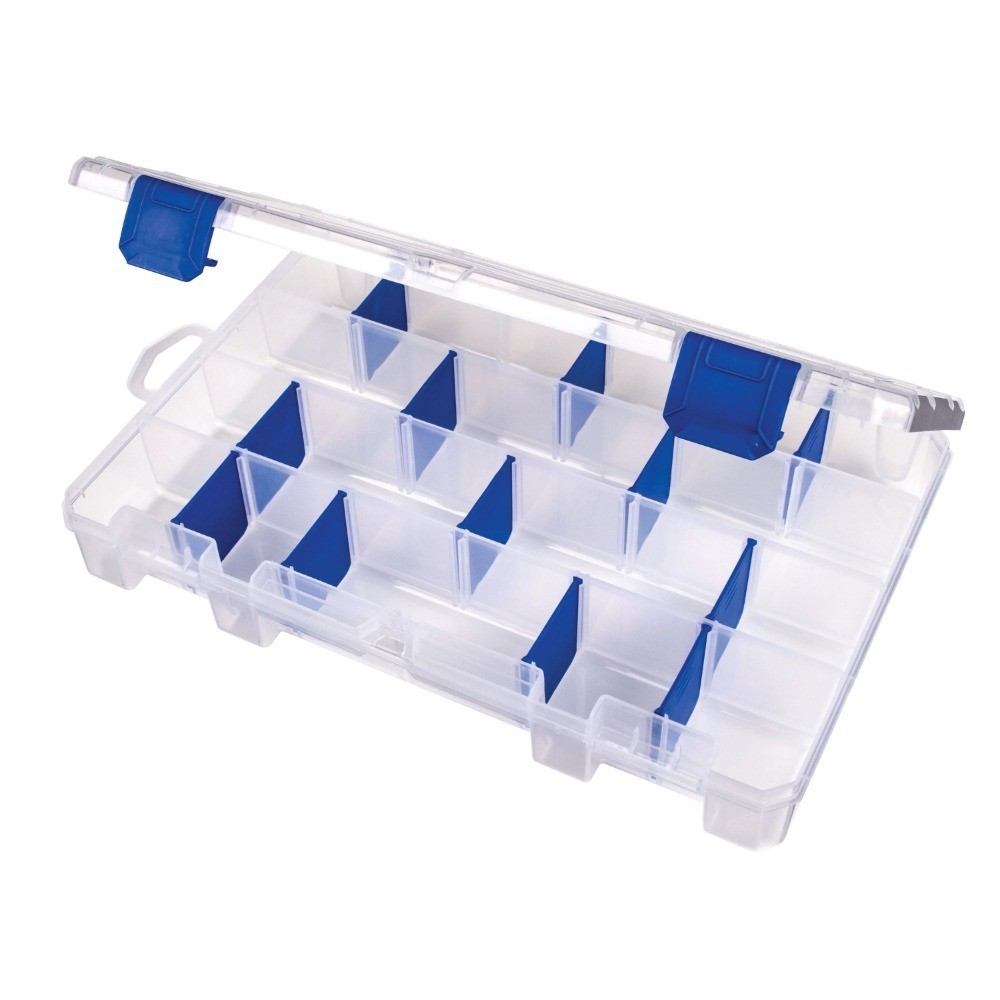 2-Pack 4007 24-Compartment Storage Organizer Box with 12 Zerust Dividers