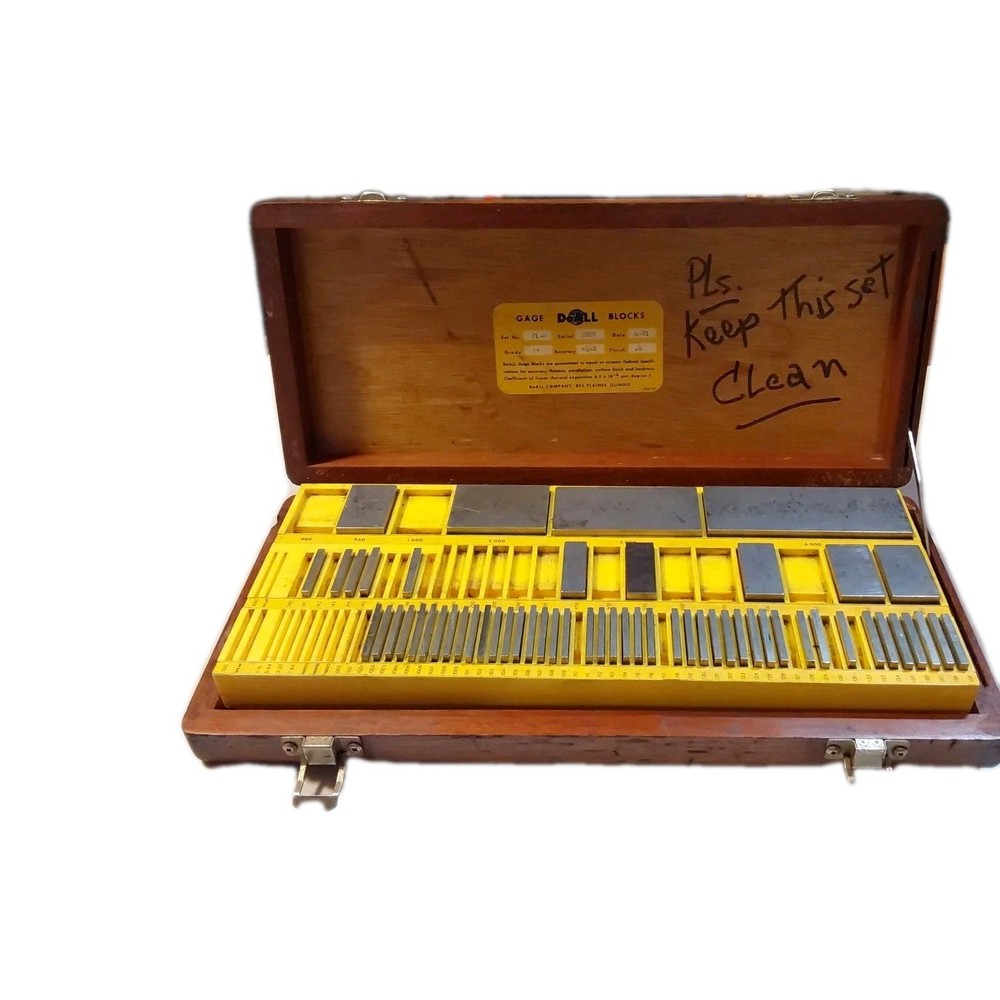 DoAll Precision Gage Block Set #81 -R