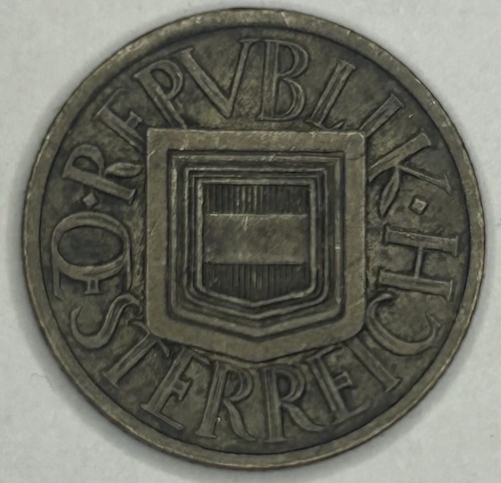 1925 Austria 1/2 Shilling Silver