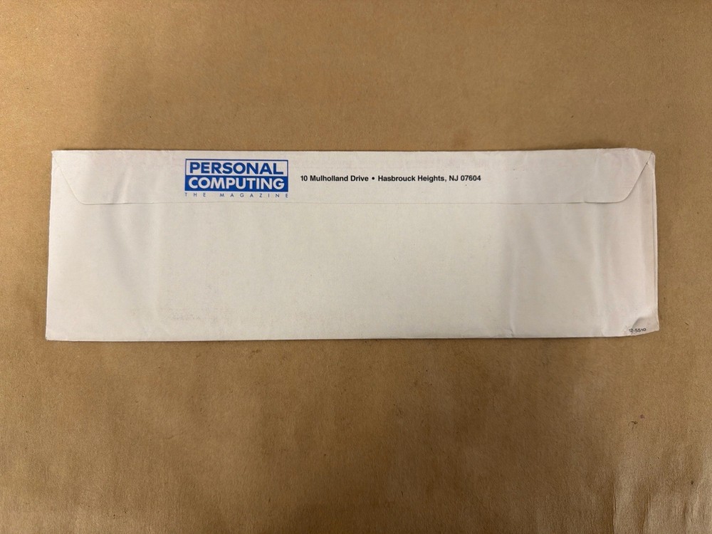 Vintage Personal Computing Mailer IBM Apple Computer Giveaway Ad