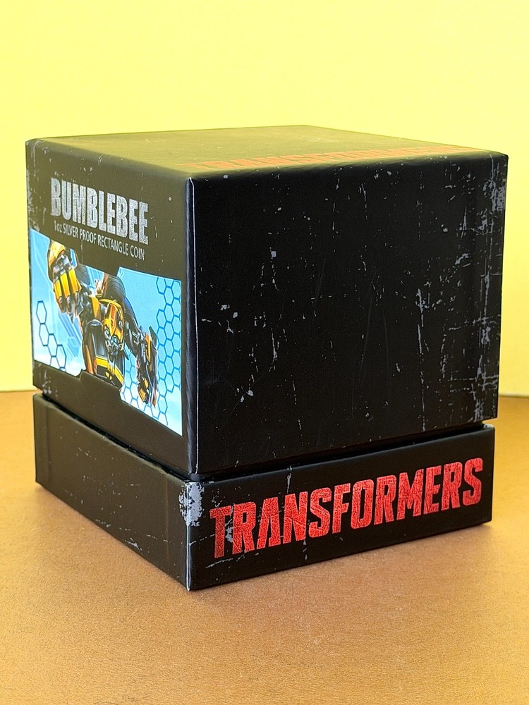 2014 Perth Mint Transformers BUBBLEBEE 1oz SILVER PROOF LENTICULAR COIN Box/COA