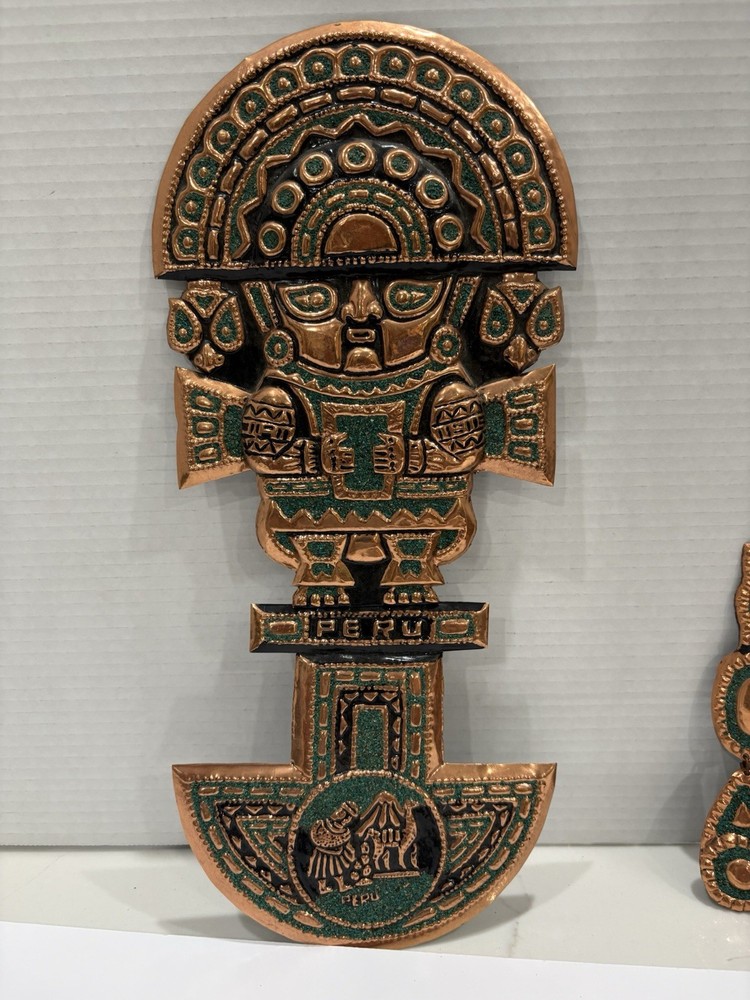 Tumi Copper Incas God wall decoration